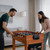 KICK Decagon 55" 10-in-1 Multi-Game Table, Brown