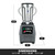 One-Gallon Food Blender with Electronic Keypad