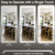 GLSLAND 34x76 inch Full Length Mirror with Lights, LED Full Body Mirrors