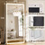 GLSLAND 34x76 inch Full Length Mirror with Lights, LED Full Body Mirrors