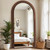 Antok Full Length Mirror 76"×41" Floor Mirror Standing Tall Mirror, Arched Stand up Large Wall Mirrors