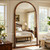 Full Length Mirror 76"×41" Floor Mirror Standing Tall Mirror, Arched Stand up Large Wall Mirrors