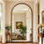 Full Length Mirror 76"×41" Floor Mirror Standing Tall Mirror, Arched Stand up Large Wall Mirrors