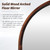 Full Length Mirror 76"×41" Floor Mirror Standing Tall Mirror, Arched Stand up Large Wall Mirrors