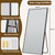 Koonmi 86"x40" Floor Mirror Full Length, Large Black Mirror