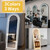 Arch Full Length Standing Mirror with LED Lights, 71"x32" Lighted Mirror with Dimming & 3 Color Lighting