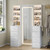 Yanosaku 47" x 65" LED Full Length Mirror with Power Outlet,8 Drawers and 8 Shelves for Bedroom