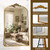 Easly 44"X72" Gold Full Length Mirror, Vintage Floor Mirror for Home Decor