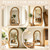 71"x33.5" Irregular Full Length Mirror with 3-Layer Wood Frame