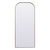 Illuminate, Metal Frame Arch Full Length Mirror 32X76 Inch in, Modern, Brass