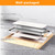 Amorho 95''x40''(Each) Gym Mirror Home(2PCS) Tempered Glass, Frameless Full Body Mirror for Home