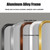 Slim Full-Length Mirror 120x30cm - Recular Wall Mirror for Smals, White Design, Perfect for Bedrooms