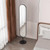 Full Length Black Dressing Mirror Ed 3D Design Full Body Reflect Home Décor for Bedroom & Living Room