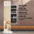 Solid Wood Full Body Dressing Mirror with Makeup Cabinet & Hanger - Floor Mirror for Bedroom Storage