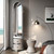 FYorbitH Mirror Full Length Full-Length Mirror and Coat Rack, Household and, Integrated Bedroom Storage Dresser(White)