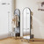 Body Length Mirror Full-Length Mirror, Floor-Standing, Household Dressing, Bedroom, Rotatable and Movable Clothes Hanger Home Decor