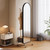 Body Length Mirror Full-Length Mirror, Floor-Standing, Household Dressing, Bedroom, Rotatable and Movable Clothes Hanger Home Decor