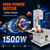 1500W Electric Meat Bandsaw with 20" x 15" Workbench & 8 Saw Blades