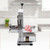 Commercial Bone Saw Machine with Adjustable Saw Blade, 0.7-4.3In Cutting Thickness
