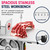 0.01–7.9"Adjustable Cutting Thickness, 20 x 16" Worktable for Beef, Chicken, Fish and Pork