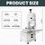 1500W Bone Cutting Meat Bandsaw, Meat Saw 0.04-7.8 Inch Cutting