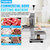 Fenjidrop 650W Electric Bone Saw Machine, Commercial Meat Band Saw, 0.8-5.9 Inch Cutting Thickness, 110V Heavy-Duty Butchersaw with Adjustable Blade, for Beef Pork Chicken and Fish