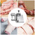Fenjidrop 650W Electric Bone Saw Machine, Commercial Meat Band Saw, 0.8-5.9 Inch Cutting Thickness, 110V Heavy-Duty Butchersaw with Adjustable Blade, for Beef Pork Chicken and Fish