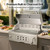 28Inch Built in Charcoal BBQ Grill for Outdoor Kitchen