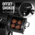 2-Burner Gas and Charcoal Grill Combo Black