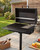 Deluxe Park Style Charcoal Grill with Griddle & Lid, 24-Inch