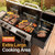 3-Burner Gas and Charcoal Grill Combo with Offset Smoker