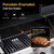 3-Burner Gas and Charcoal Grill Combo with Offset Smoker