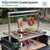 Wood & Charcoal Grill with Adjustable Cranking System