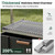 Wood & Charcoal Grill with Adjustable Cranking System