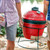 13.5-inch Portable Ceramic Charcoal Grill with Grill Stand