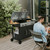 2-Burner Propane Gas and Charcoal Grill Combo
