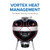 Professional Charcoal Kettle Grill, Black