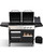 Charcoal Grill Combo with Side Burner