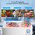 Kismile 7.0 Cubic Feet Chest Freezer, Deep Freezer for Home, White