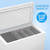 Chest Freezer 10.0 Cubic Feet Freezer with 3 Removable Baskets
