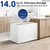 Deep Freezer Chest 14 Cu.Ft, Removable Basket, Adjustable Thermostat