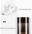 6L Large Top Fill Desk Humidifiers Three Mist Modes Auto Shut-Off Super Quiet White (White)