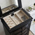 Hives and Honey Luke Standing Jewelry Armoire - Large 7-Drawer Wooden Organizer with Mirror
