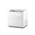 Chest Freezer, Glass Top Storage Case, 6.5 Cu. Ft., Rolling Caster Wheels
