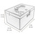 Time Resistance Leather Jewelry Box - Full Grain Leather Organizer with Key Lock for Women (Cognac Brown)