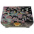 February Mountain Korean Mother of Pearl Jewelry Box – 2-Layer Storage with Mirror and Velvet Trays