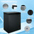 Compact Deep Freezer 5.2 Cu Ft Black Chest Freezer