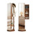 360°Swivel Jewelry Organizer,Jewelry Armoire Cabinet Standing,Full Length Mirror with Storage&Coat Rack,Walnut