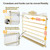 Wall-Mounted Jewelry Organizer - 7-Tier Necklace & Earring Holder,