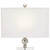 Trophy 30 1/2" Large Table Lamps Set of 2 Crystal Glass Modern Clear Living Room Bedroom Bedside